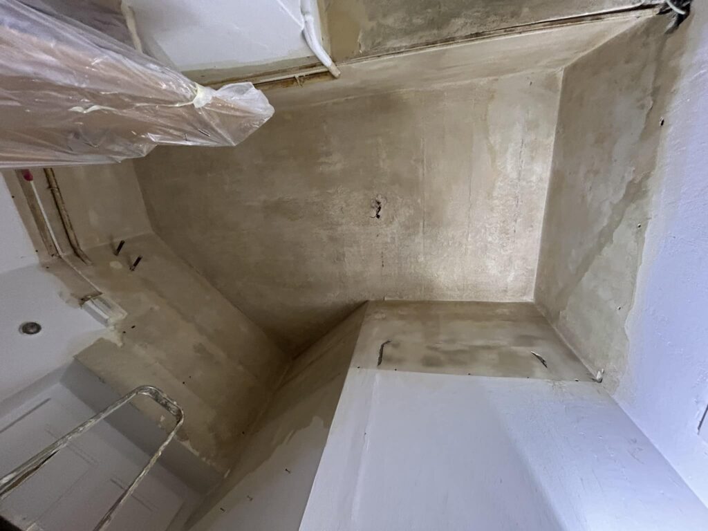 po odstranění plísně